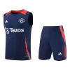 Manchester United Pre-Match Soccer Jersey Vest Kit(Jersey+Shorts) 2024/25 - Soccerdeal