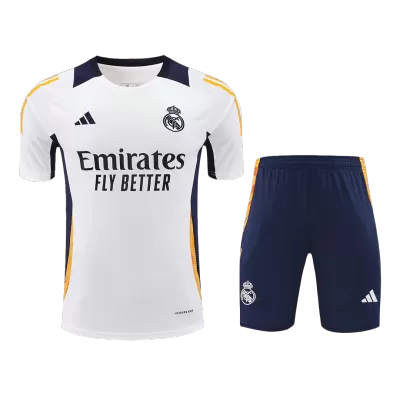 Real Madrid Pre-Match Soccer Jersey Kit(Jersey+Shorts) 2024/25 - Soccerdeal