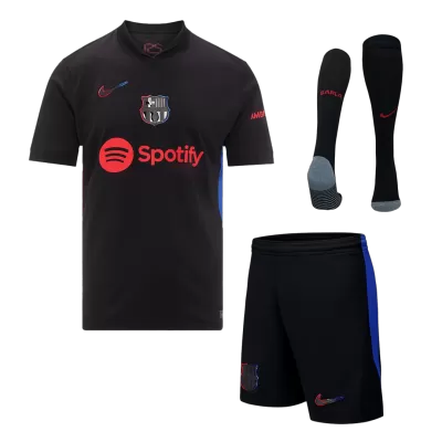 Barcelona Away Soccer Jersey Kit(Jersey+Shorts+Socks) 2024/25 - Soccerdeal