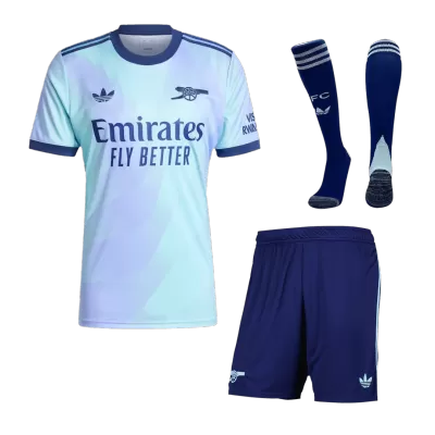 Arsenal Third Away Soccer Jersey Kit(Jersey+Shorts+Socks) 2024/25 - Soccerdeal