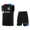 Barcelona Pre-Match Soccer Jersey Vest Kit(Jersey+Shorts) 2024/25 - Soccerdeal