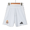 Authentic Real Madrid Home Soccer Shorts 2024/25 - Soccerdeal