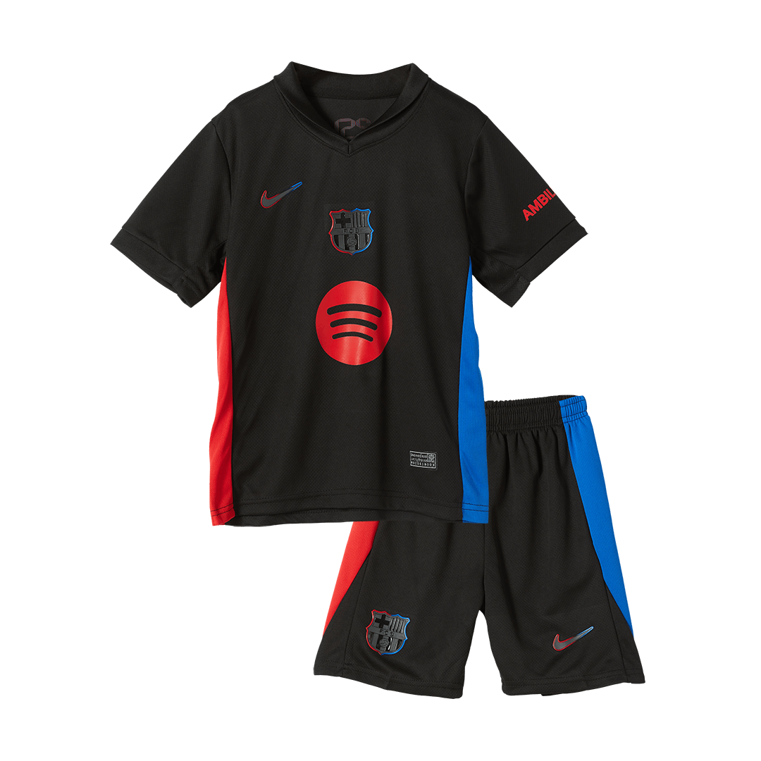 Kid's Barcelona Away Soccer Jersey Kit(Jersey+Shorts) - Soccerdeal