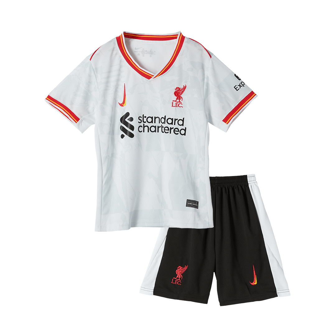 Kid's Liverpool Third Away Soccer Jersey Kit(Jersey+Shorts) - Soccerdeal