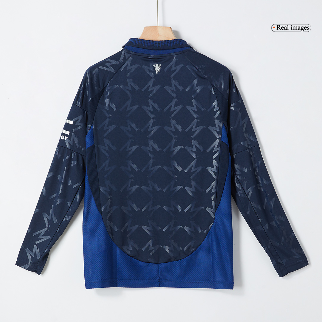 Manchester United Away Long Sleeve Soccer Jersey - Soccerdeal