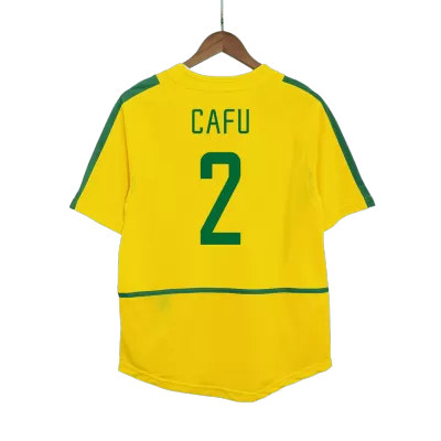 Retro CAFU #2 2002/03 Brazil Home Soccer Jersey - Soccerdeal