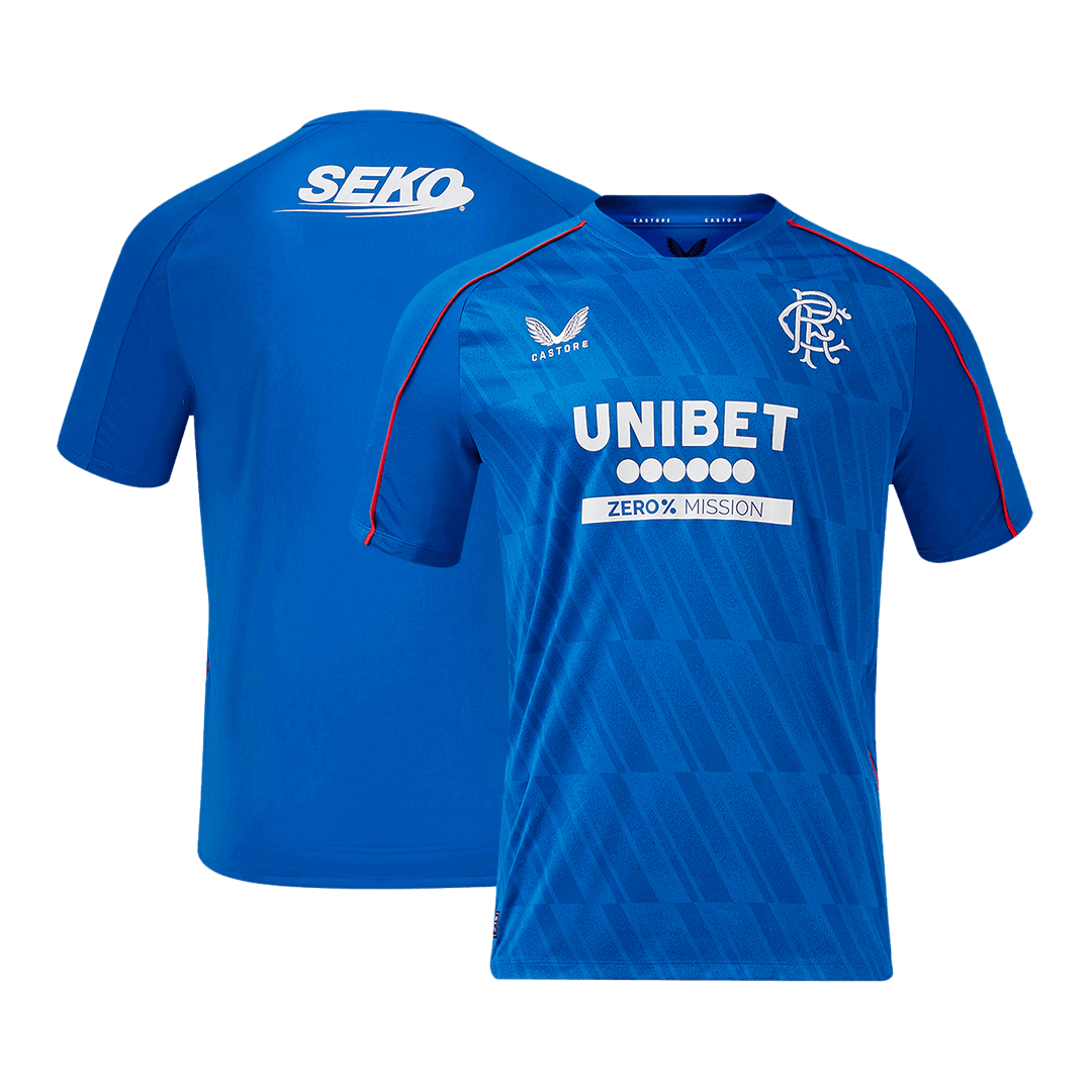 Glasgow Rangers Home Soccer Jersey - Soccerdeal