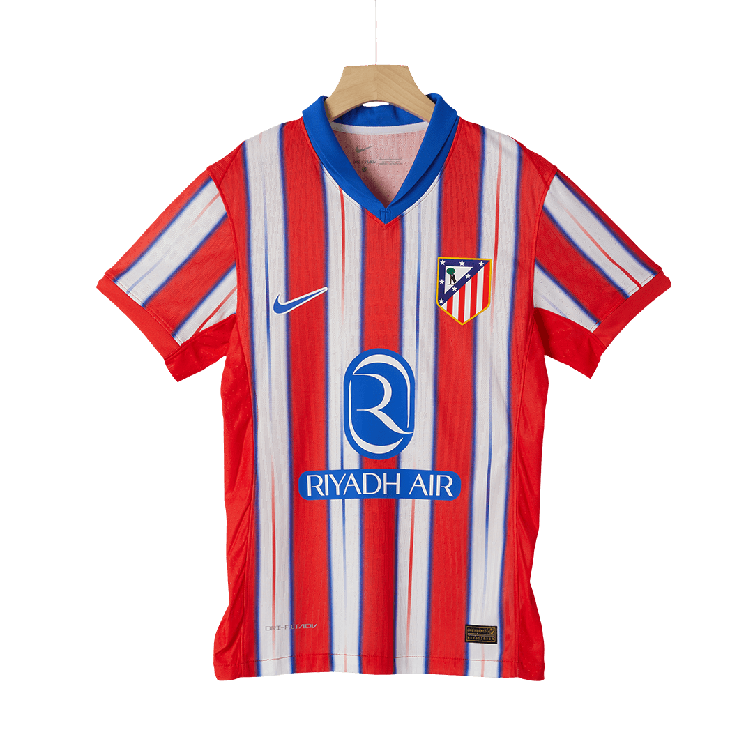 Atletico Madrid Home Soccer Jersey Player Version - Soccerdeal