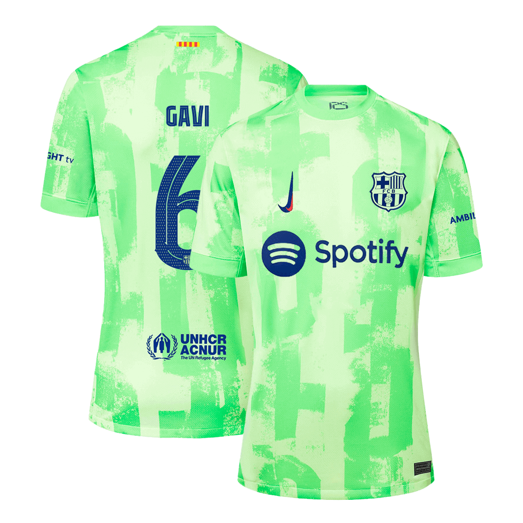 GAVI #6 Barcelona Third Away Soccer Jersey -UCL - Soccerdeal