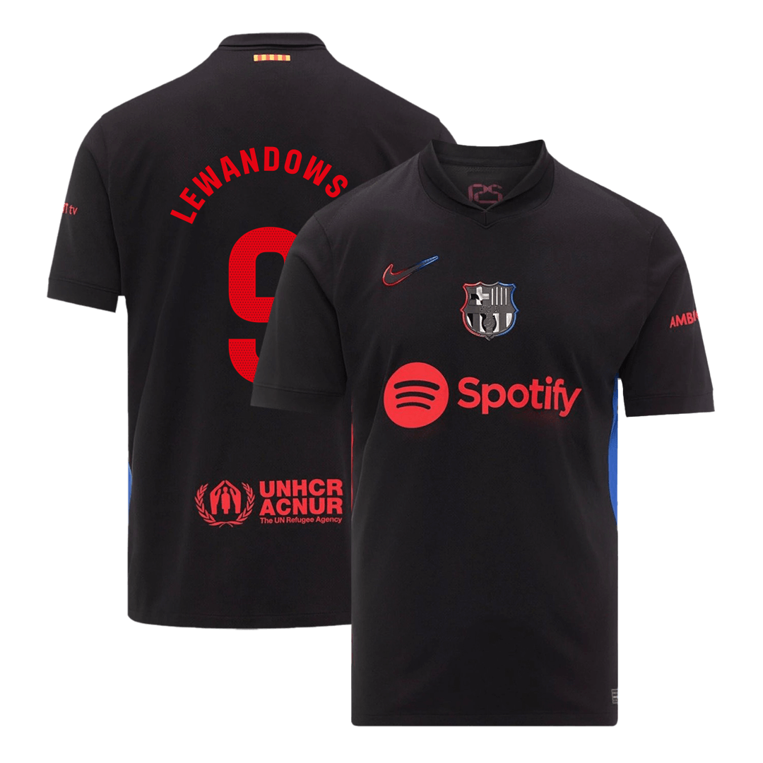 LEWANDOWSKI #9 Barcelona Away Soccer Jersey - Soccerdeal
