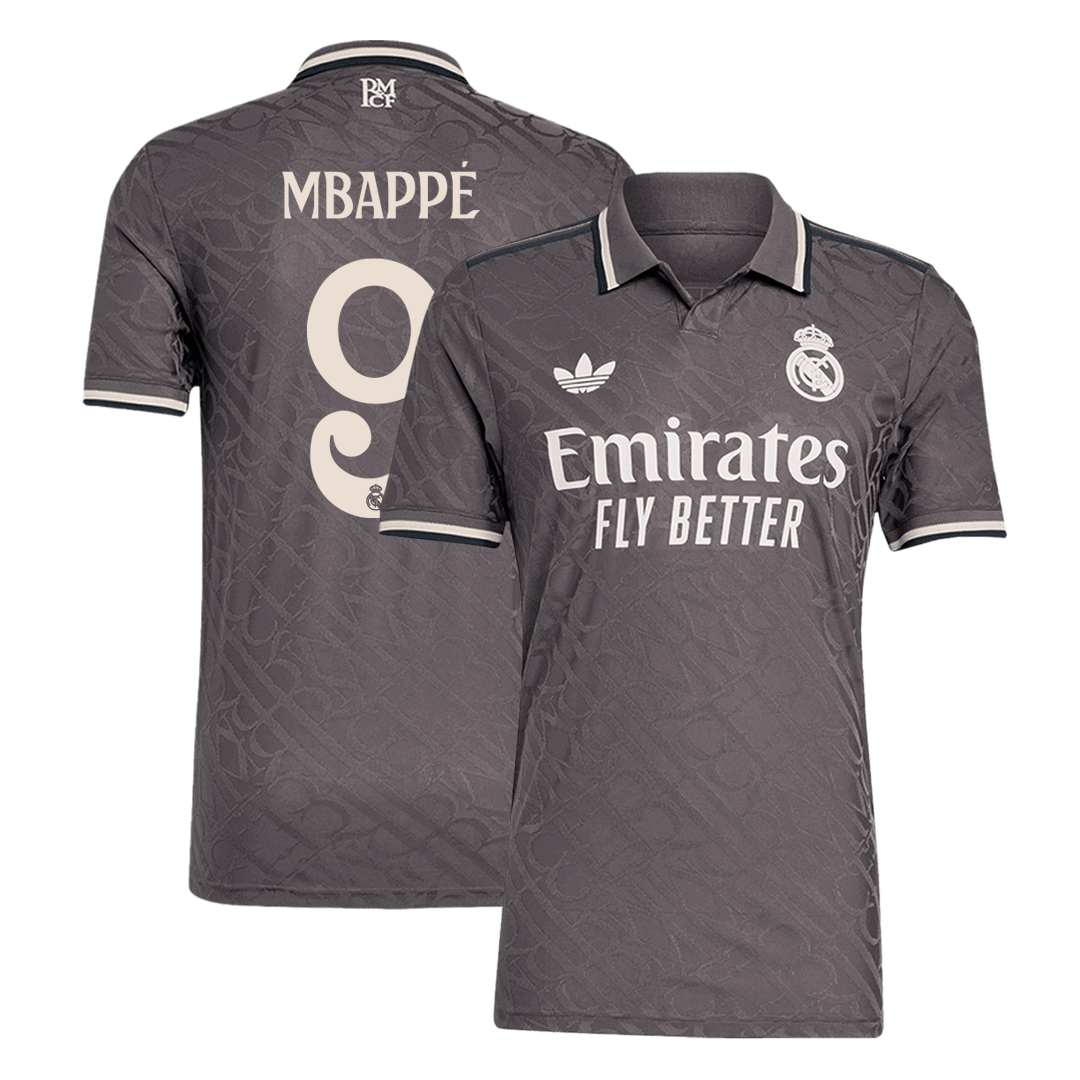 MBAPPÉ #9 Real Madrid Third Away Soccer Jersey Player Version - Soccerdeal