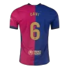 Authentic GAVI #6 Barcelona Home Soccer Jersey 2024/25 - Spotify Logo Without Text - Soccerdeal