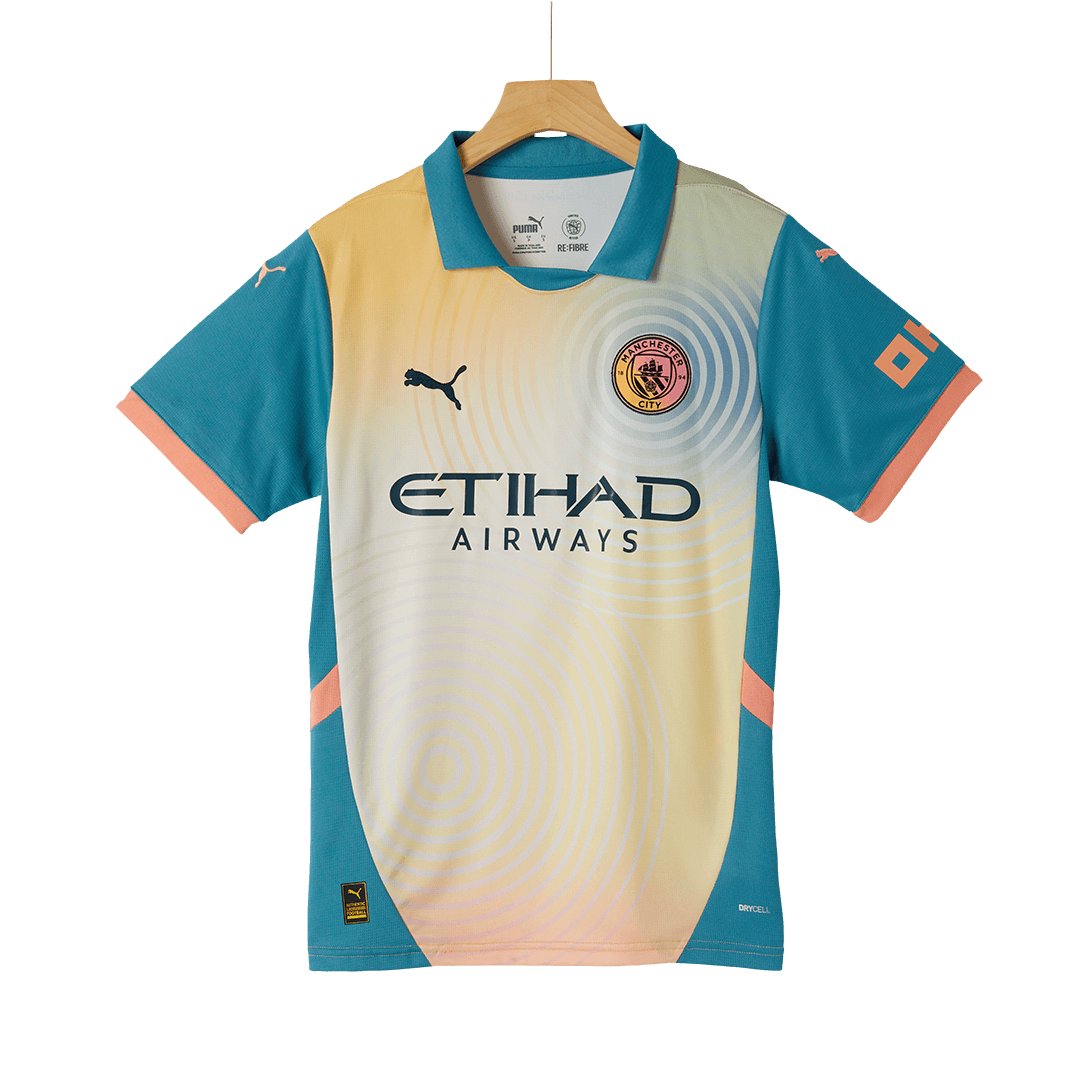 Manchester City Fourth Away Soccer Jersey - Soccerdeal