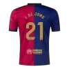 F.DE JONG #21 Barcelona Home Soccer Jersey 2024/25 - Soccerdeal