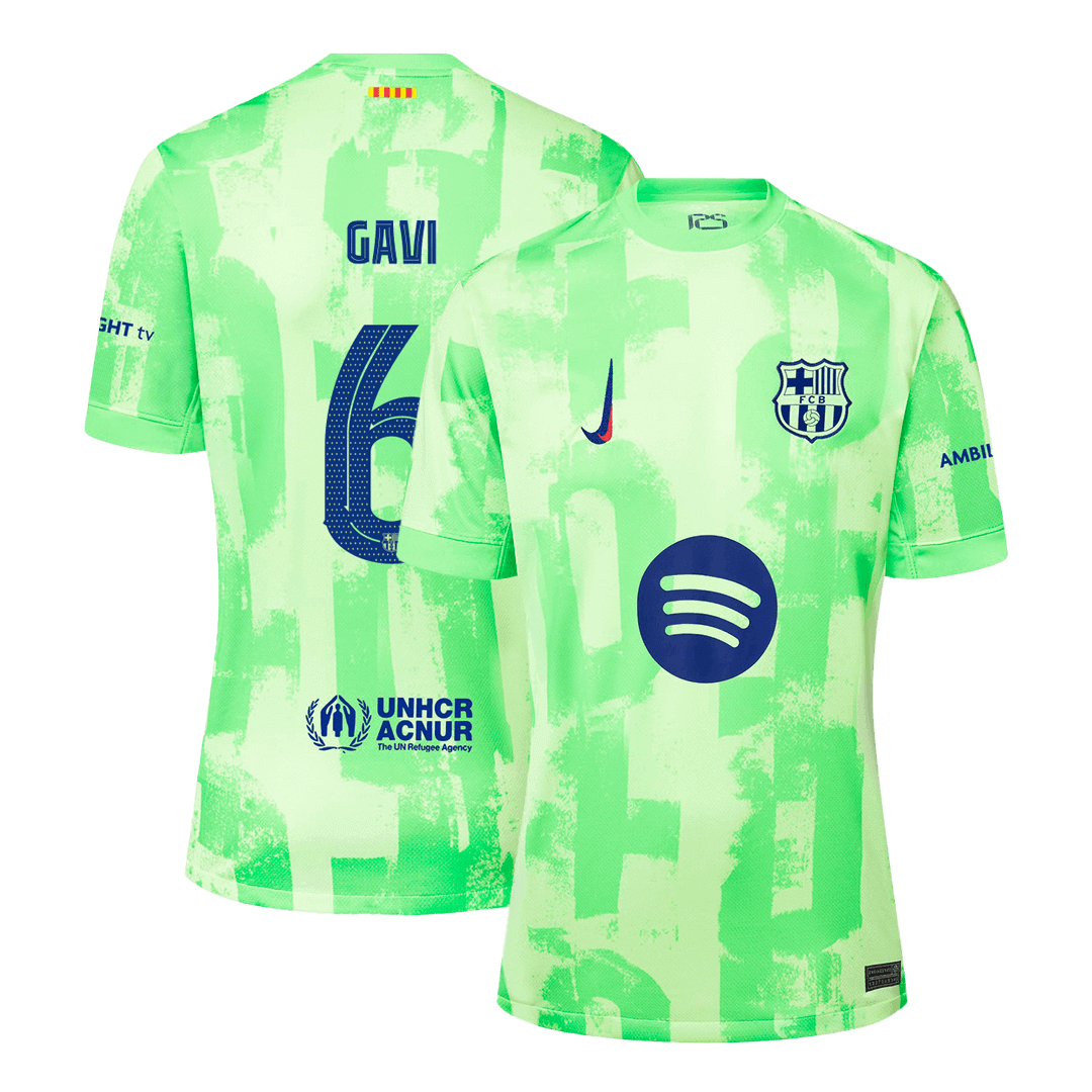 GAVI #6 Barcelona Third Away Soccer Jersey - Soccerdeal