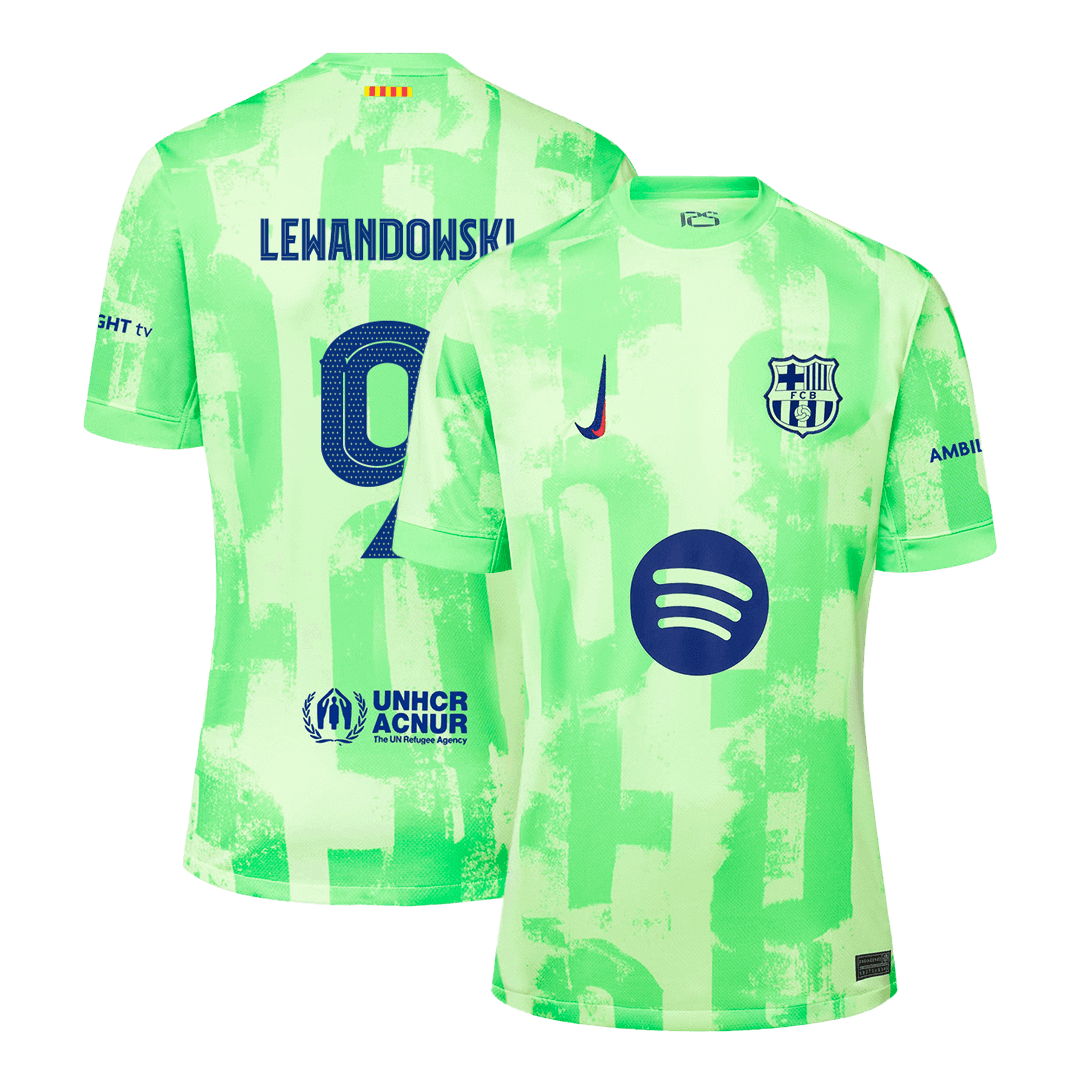 LEWANDOWSKI #9 Barcelona Third Away Soccer Jersey - Soccerdeal