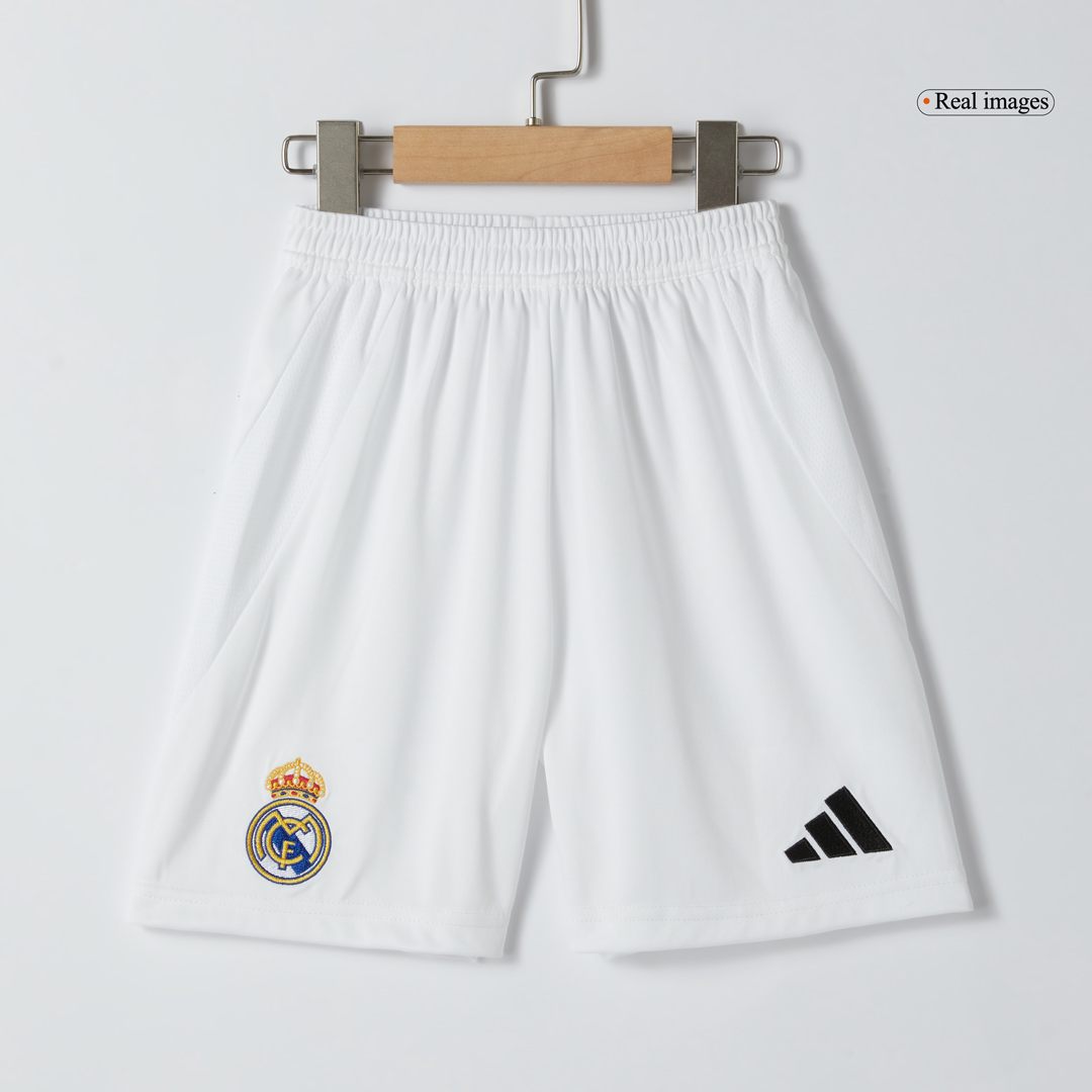 Kid's BELLINGHAM #5 Real Madrid Home Soccer Jersey Kit(Jersey+Shorts) - Soccerdeal