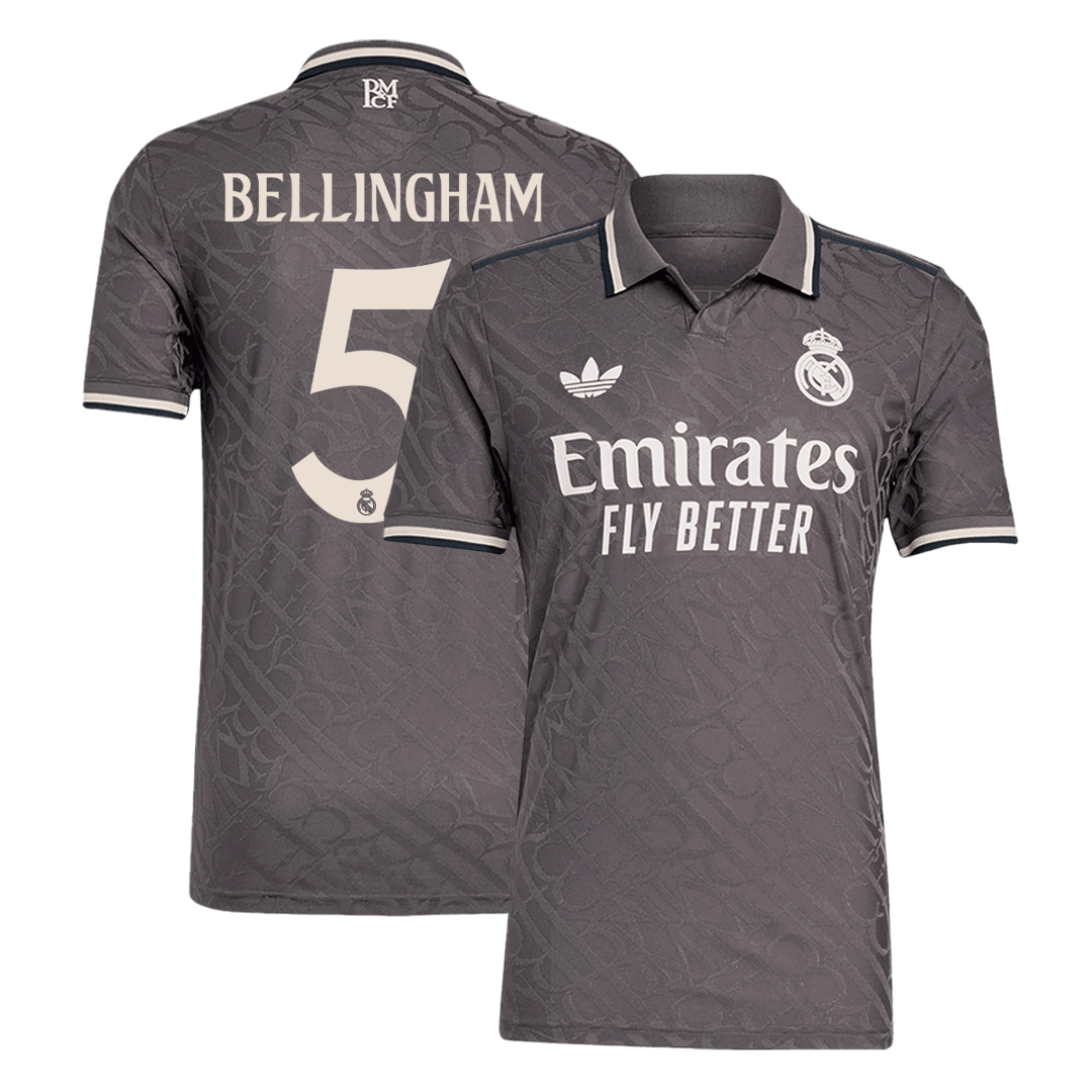 BELLINGHAM #5 Real Madrid Third Away Soccer Jersey Player Version - Soccerdeal