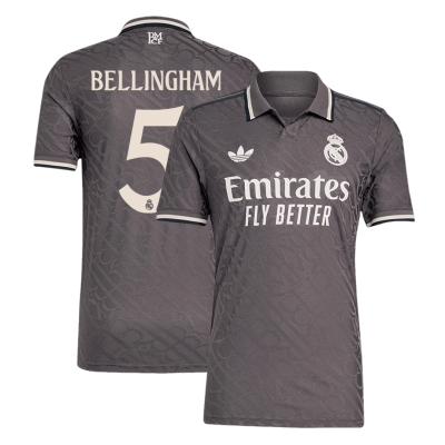 Authentic BELLINGHAM #5 Real Madrid Third Away Soccer Jersey 2024/25 - Soccerdeal