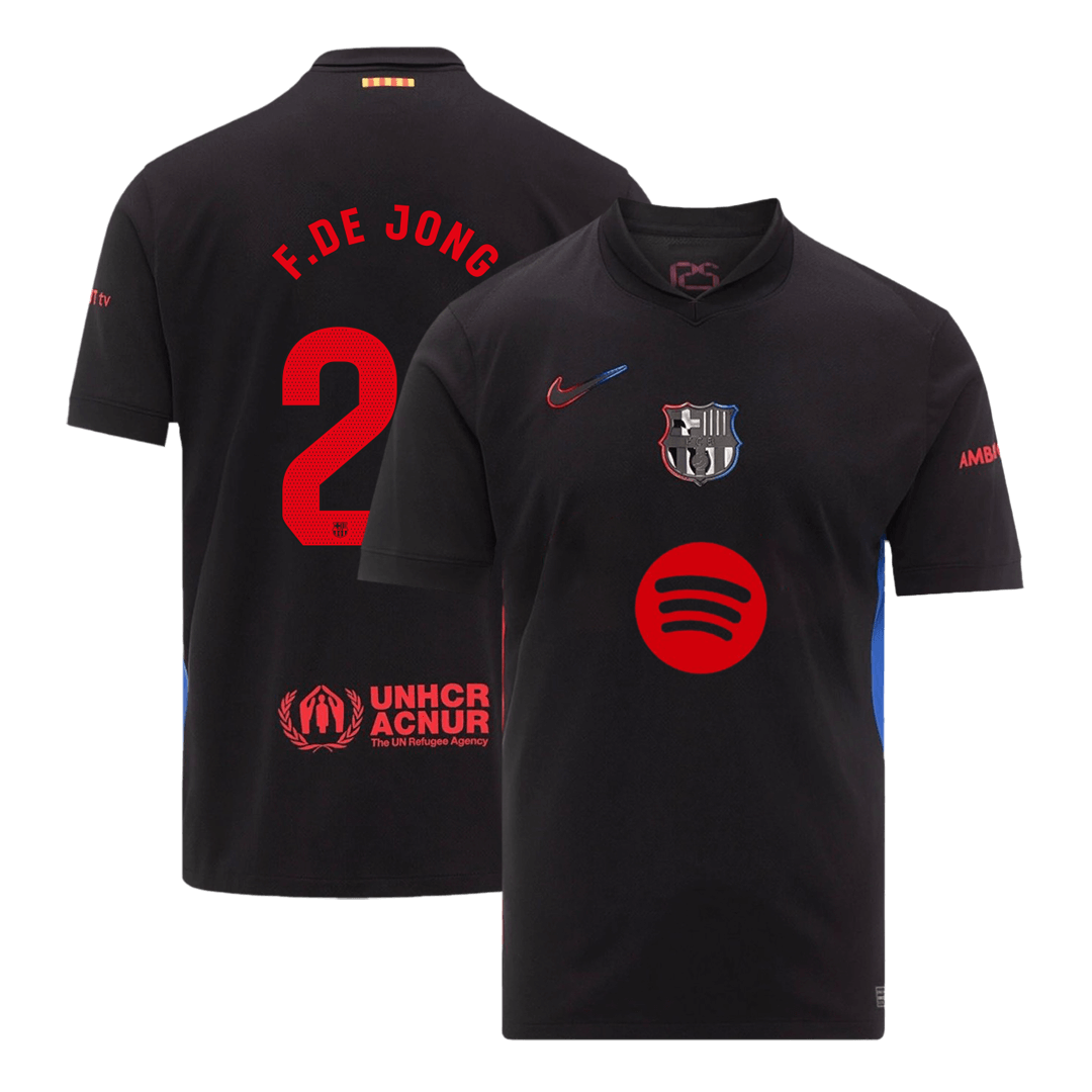 F.DE JONG #21 Barcelona Away Soccer Jersey - Soccerdeal