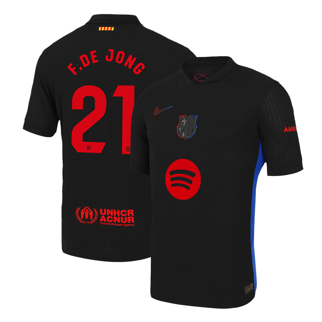 F.DE JONG #21 Barcelona Away Soccer Jersey Player Version - Soccerdeal