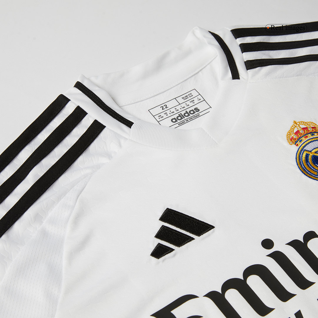 Kid's BELLINGHAM #5 Real Madrid Home Soccer Jersey Kit(Jersey+Shorts) - Soccerdeal