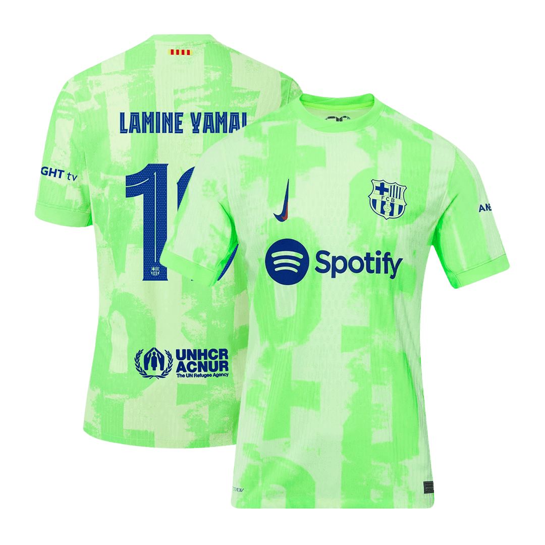 LAMINE YAMAL #19 Barcelona Third Away Soccer Jersey - UCL Player Version - Soccerdeal