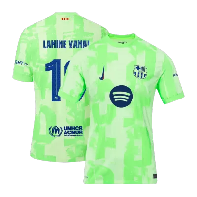 Authentic LAMINE YAMAL #19 Barcelona Third Away Soccer Jersey 2024/25- UCL（Spotify Logo Without Text） - Soccerdeal