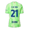 Authentic F.DE JONG #21 Barcelona Third Away Soccer Jersey 2024/25 - UCL - Soccerdeal