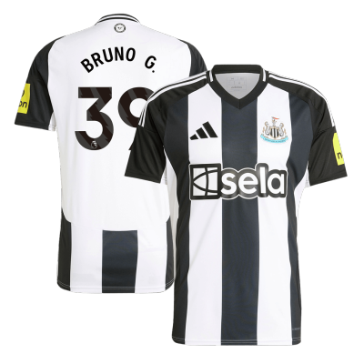 BRUNO G. #39 Newcastle United Home Soccer Jersey 2024/25 - Soccerdeal