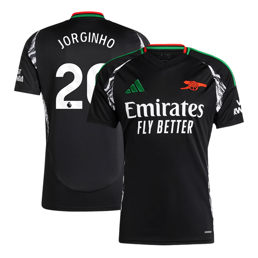 JORGINHO #20 Arsenal Away Soccer Jersey - Soccerdeal