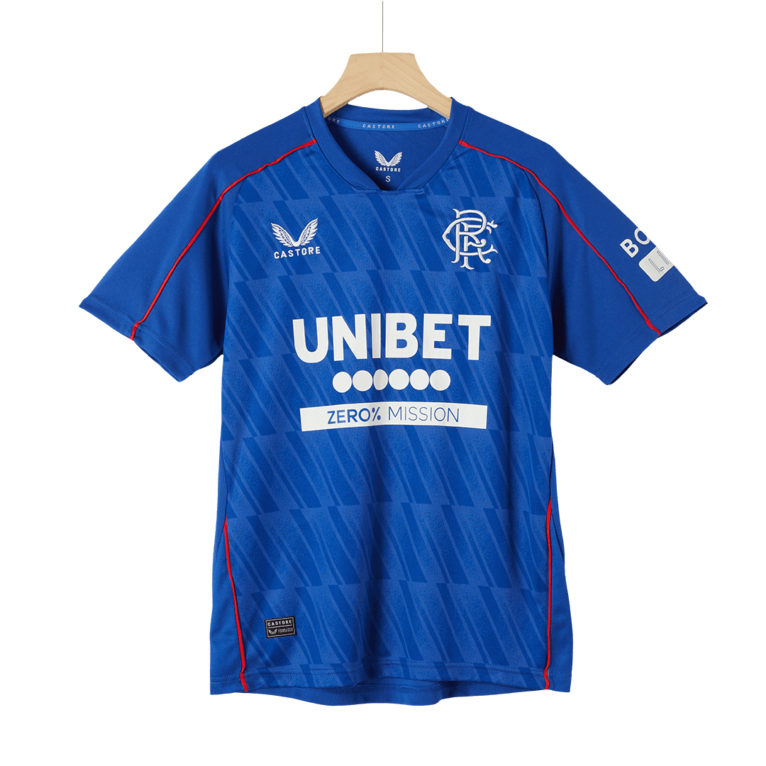 Glasgow Rangers Home Soccer Jersey - Soccerdeal