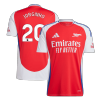 JORGINHO #20 Arsenal Home Soccer Jersey 2024/25 - Soccerdeal