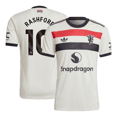 Authentic RASHFORD #10 Manchester United Third Away Soccer Jersey 2024/25 - Soccerdeal