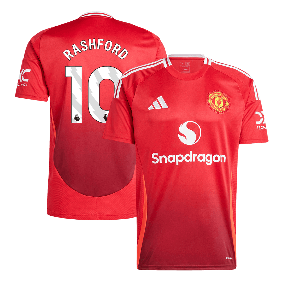 RASHFORD #10 Manchester United Home Soccer Jersey - Soccerdeal