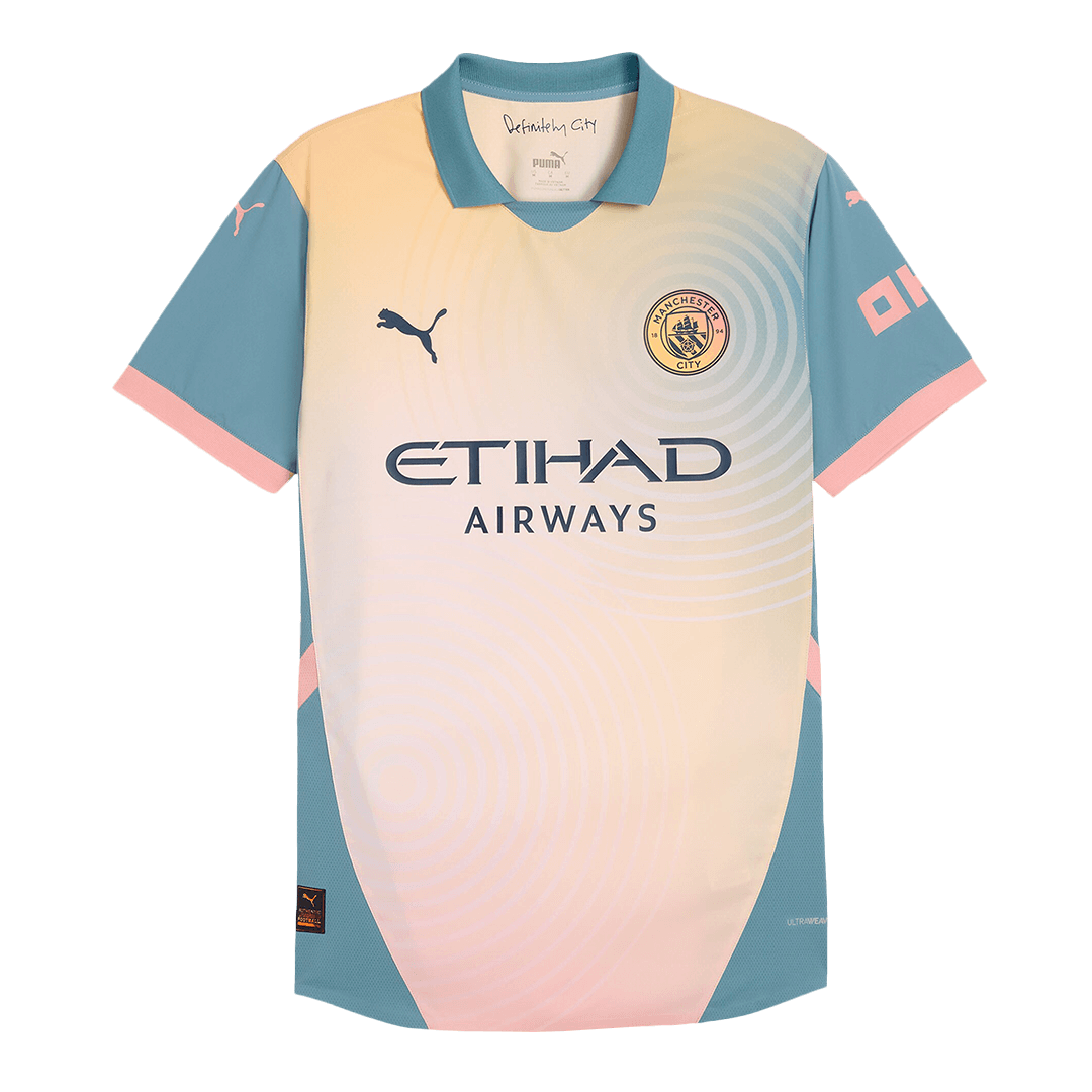 Manchester City Fourth Away Soccer Jersey Player Version - Soccerdeal