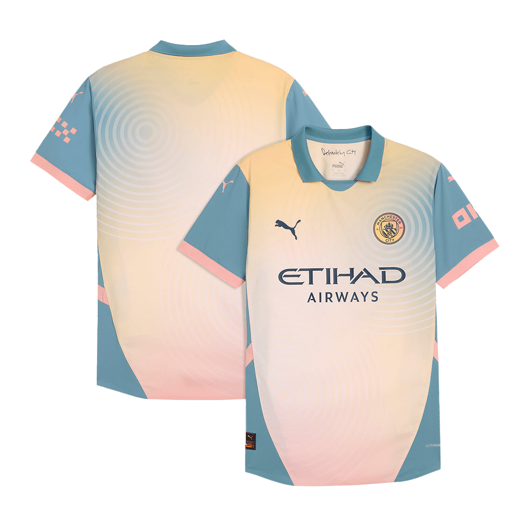 Manchester City Fourth Away Soccer Jersey Player Version - Soccerdeal