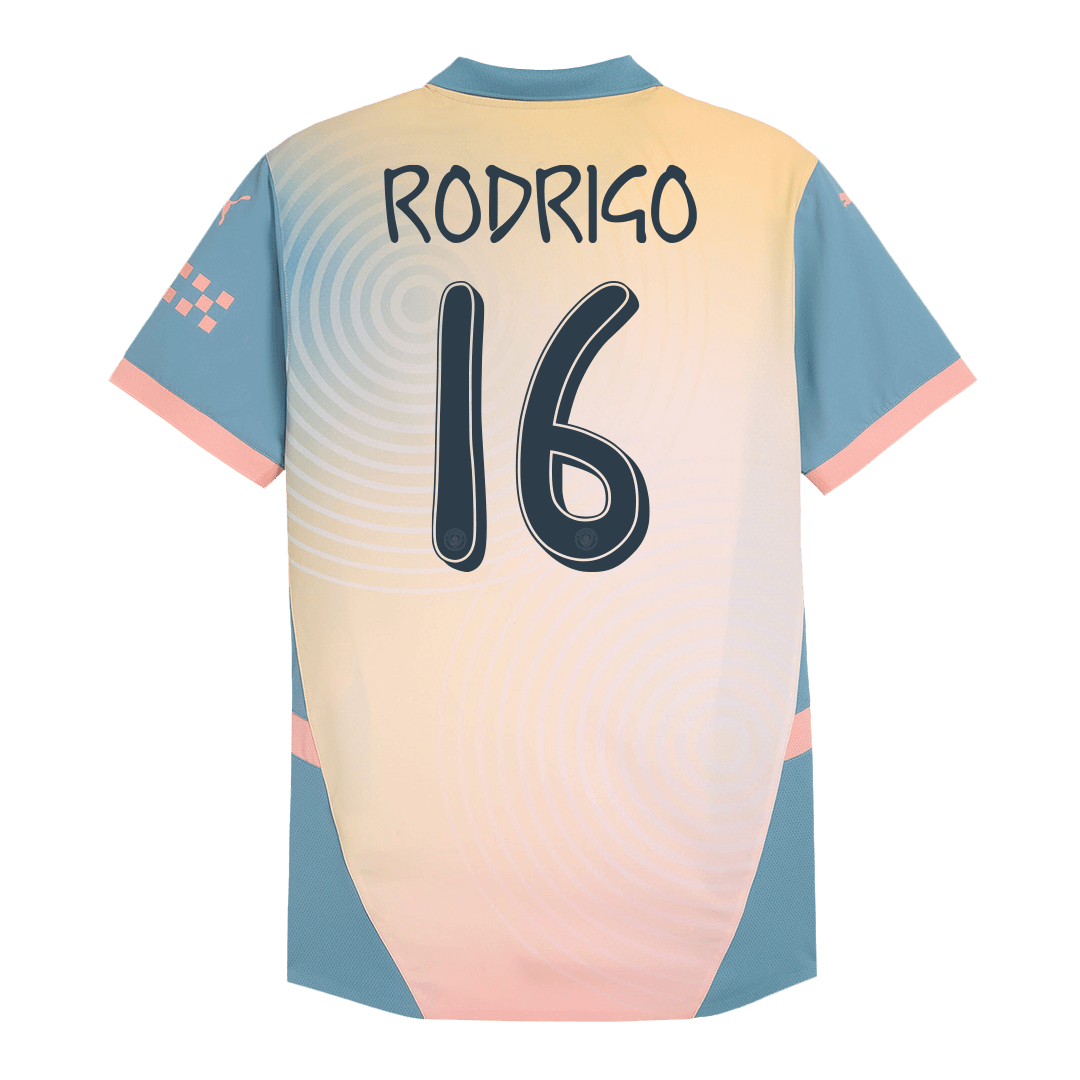 RODRIGO #16 Manchester City Fourth Away Soccer Jersey Player Version - Soccerdeal