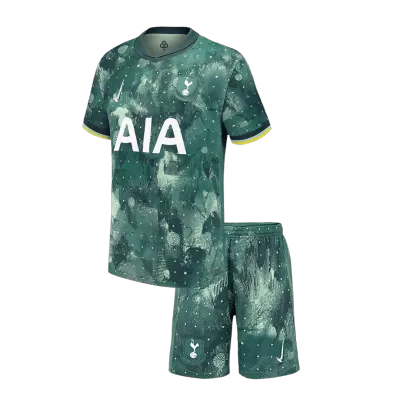 Kid's Tottenham Hotspur Third Away Soccer Jersey Kit(Jersey+Shorts) 2024/25 - Soccerdeal