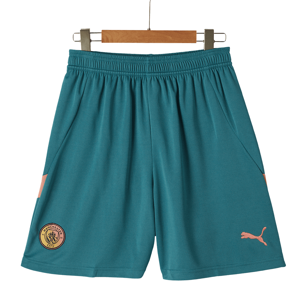 Manchester City Fourth Away Soccer Shorts - Soccerdeal