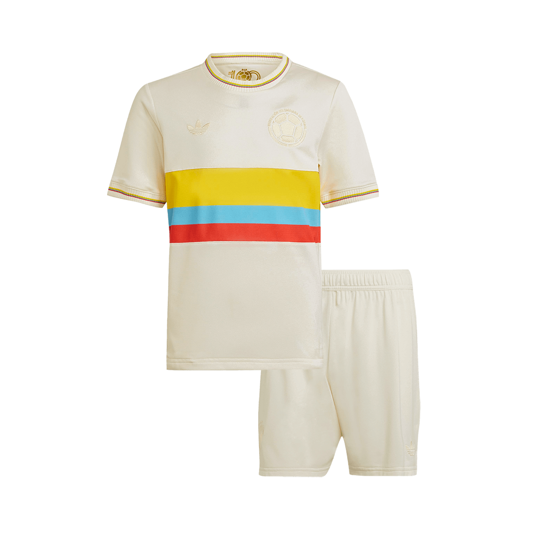 Kid's Colombia Soccer Jersey Kit(Jersey+Shorts) - 100th Anniversary - Soccerdeal