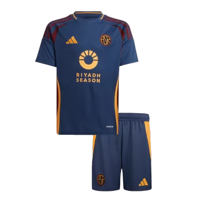 Kid's Roma Third Away Soccer Jersey Kit(Jersey+Shorts) 2024/25 - Soccerdeal