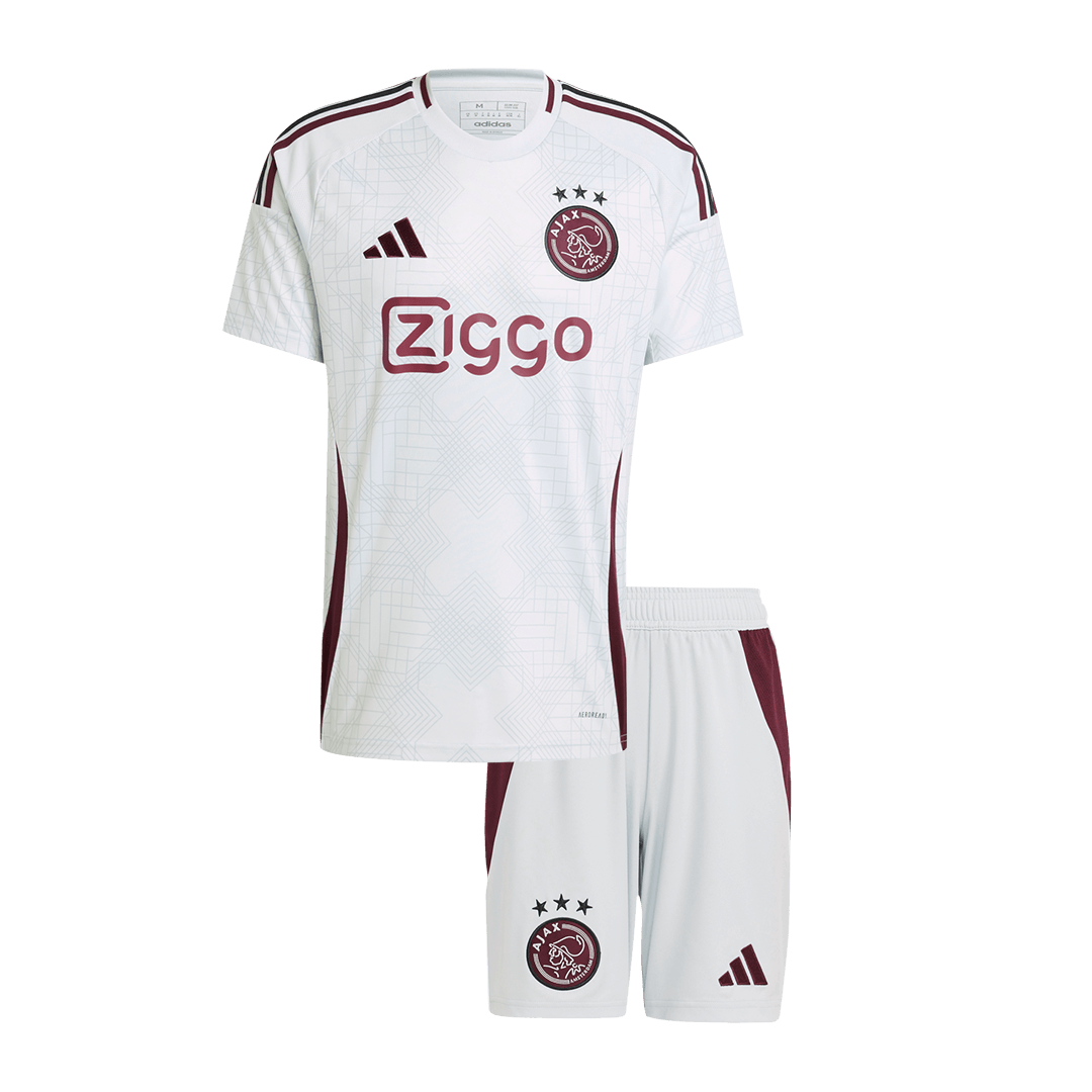 Kid's Ajax Third Away Soccer Jersey Kit(Jersey+Shorts) - Soccerdeal