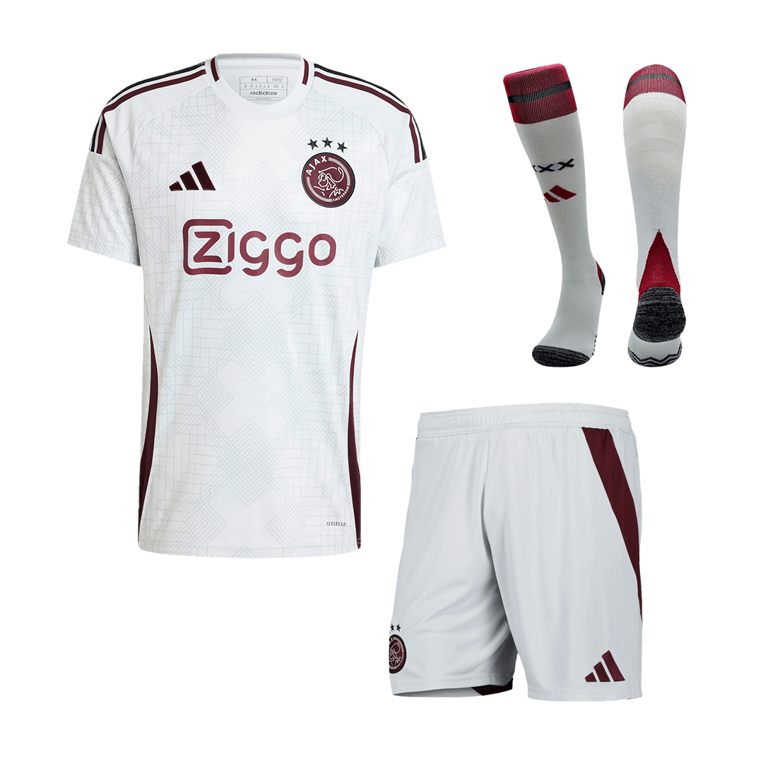 Ajax Third Away Soccer Jersey Kit(Jersey+Shorts+Socks) - Soccerdeal