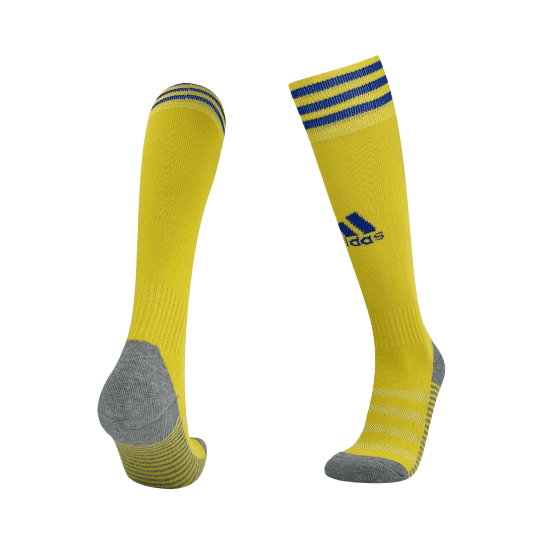 Kid's Al Nassr Home Soccer Socks - Soccerdeal