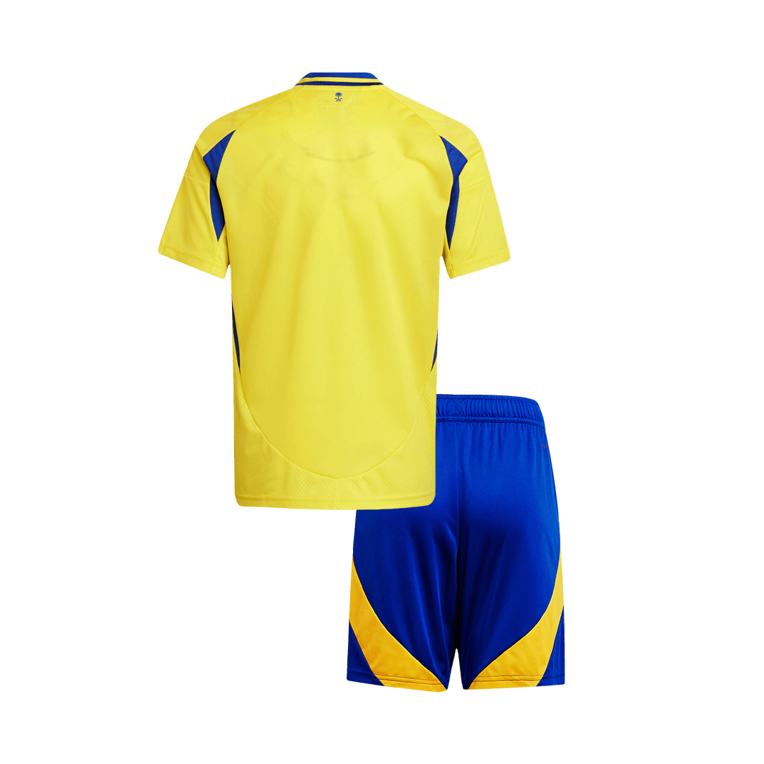 Kid's Al Nassr Home Soccer Jersey Kit(Jersey+Shorts) - Soccerdeal