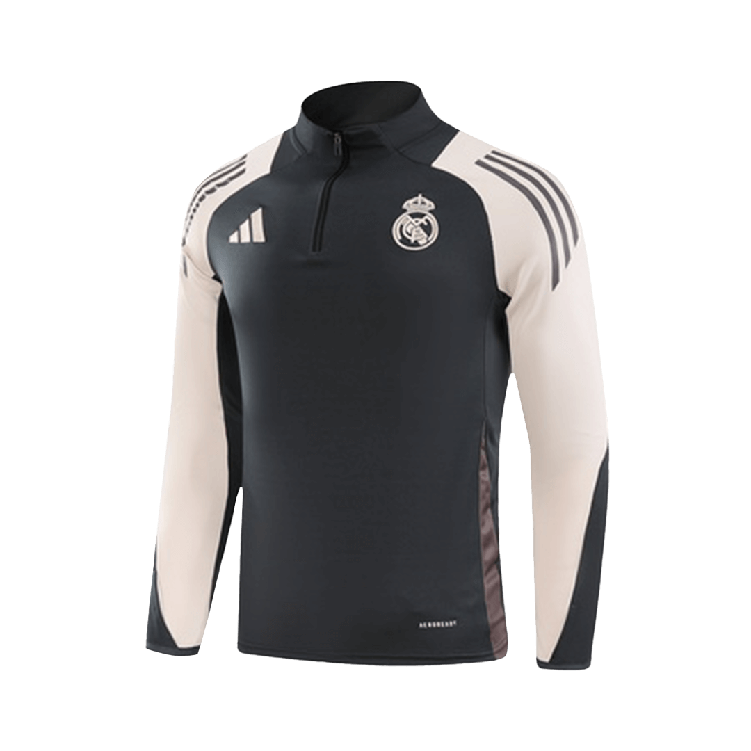 Real Madrid Zipper Sweatshirt Kit(Top+Pants) - Soccerdeal