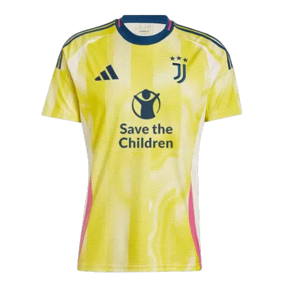 Juventus Away Soccer Jersey 2024/25- Save The Children Sponsor - Soccerdeal