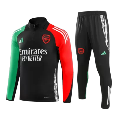 Kid's Arsenal Zipper Sweatshirt Kit(Top+Pants) 2024/25 - Soccerdeal