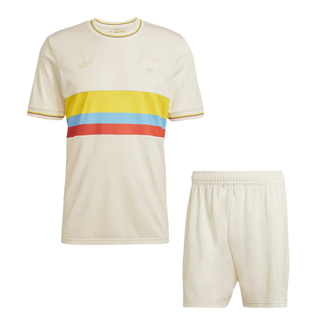 Colombia Soccer Jersey Kit(Jersey+Shorts) - 100th Anniversary - Soccerdeal
